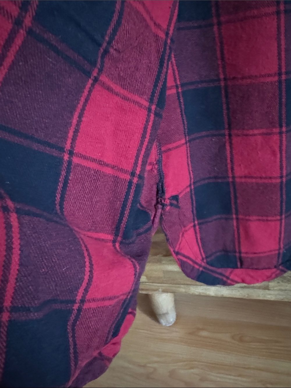 Lucky Brand Red and Black Plaid Button-Down Shirt - Picture 4 of 9